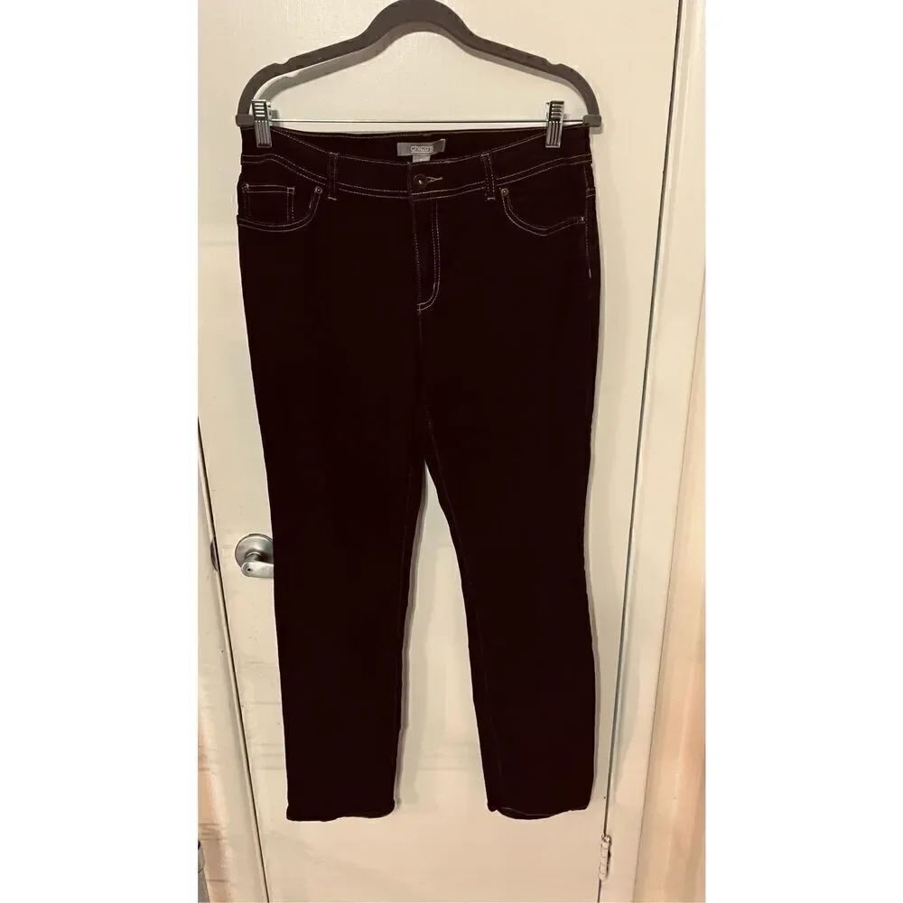 Chico's Blue Jeans Womens Size 1 - Size 8